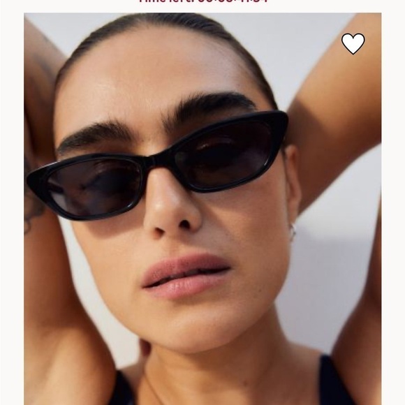 White Cat Eye Sunglasses - Picture 8 of 8